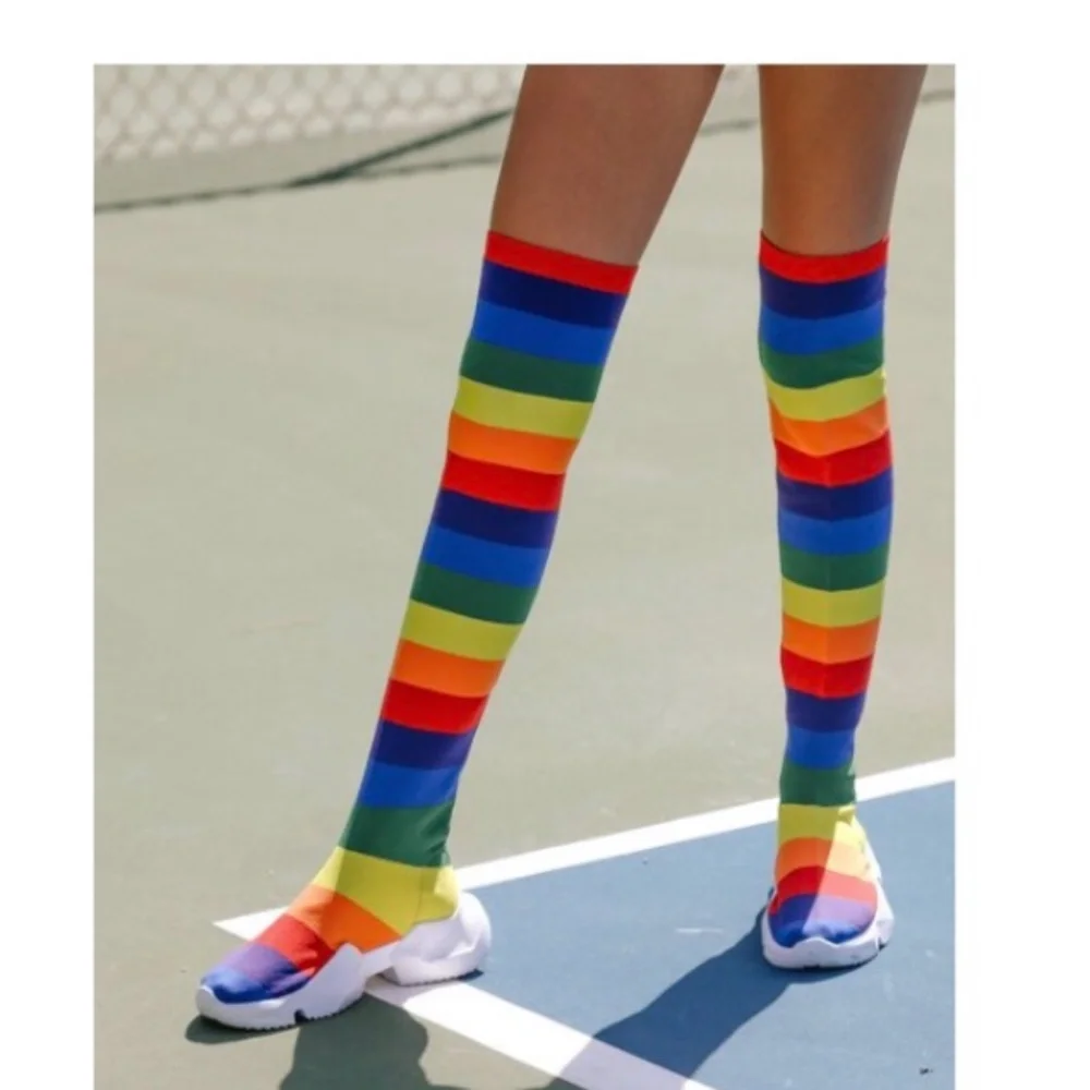 Thrusters The Rainbow Ones Thigh High Boots Size 10 (40)